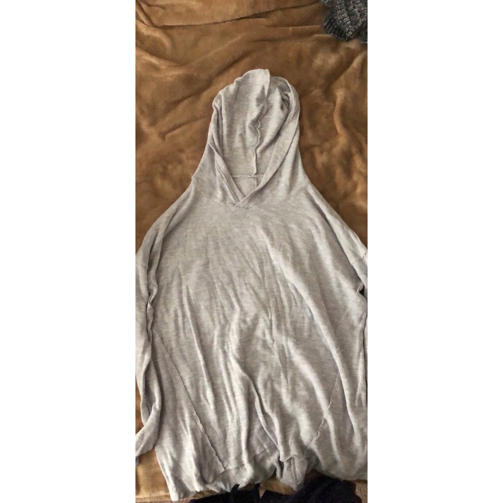 Gray American Eagle Sweater w Hood